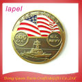 Popular Gold Plating custom logo crafts badges